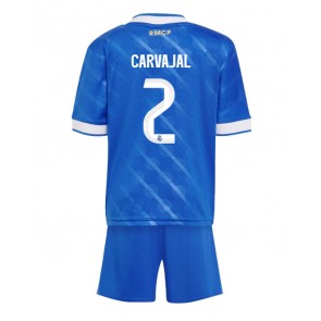 Real Madrid Daniel Carvajal #2 Tercera Equipación Niños 2025-26 Manga Corta (+ Pantalones cortos)